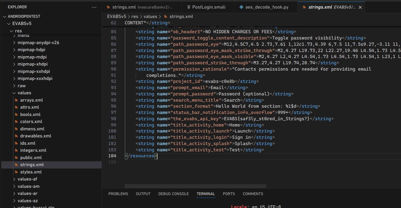 Flag in strings.xml
