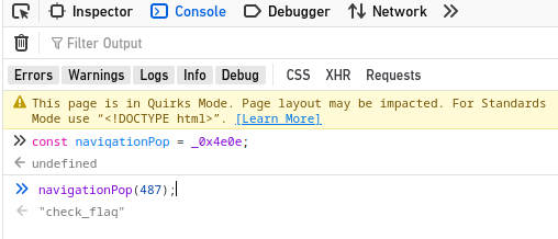 De-obfuscating JS via Console